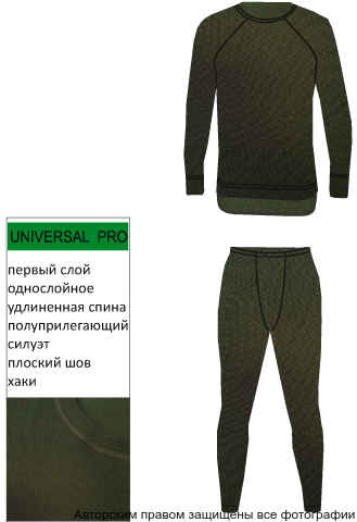 Термобельё NordKapp Active арт. 1814H (khaki)