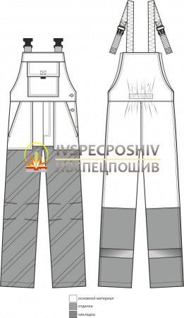 Костюм сварщика Акан летний, куртка+п/к Джуос 350