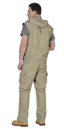 Костюм "СИРИУС-Тигр" куртка, брюки (тк. Rodos 245) Песочный