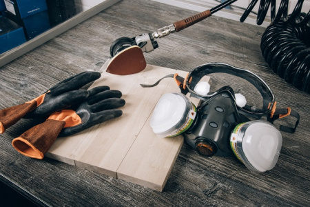 9500 Полумаска фильтрующая с интегрированными очками Jeta Safety Air Optics